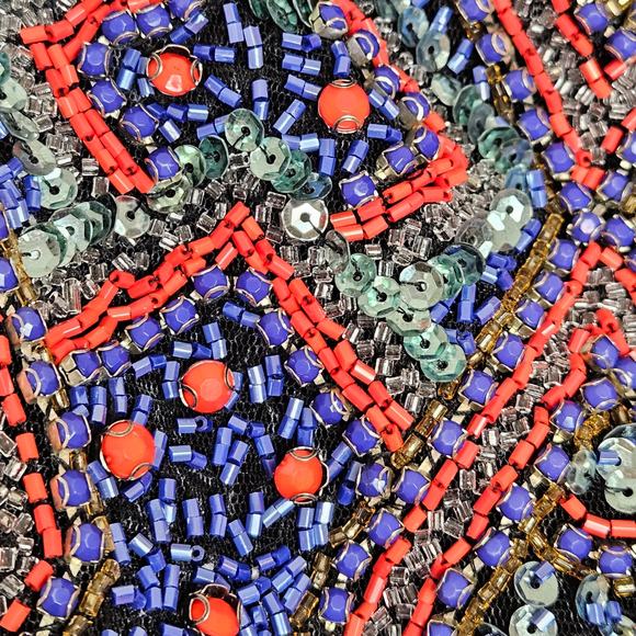 Cassandra Stone by Mac Duggal Beaded 2 Piece Maxi Length Prom Dress Gown Size 2 - Picture 5 of 16